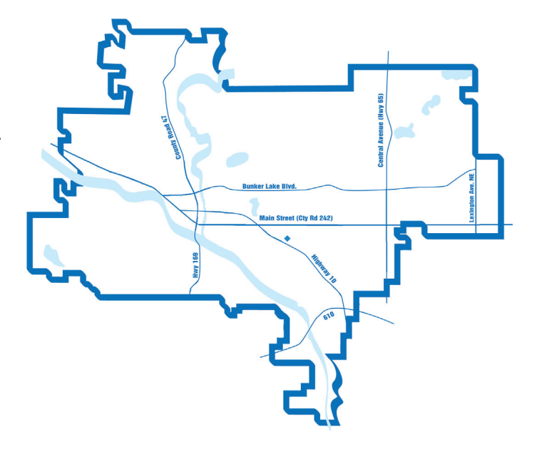  District boundary map blank